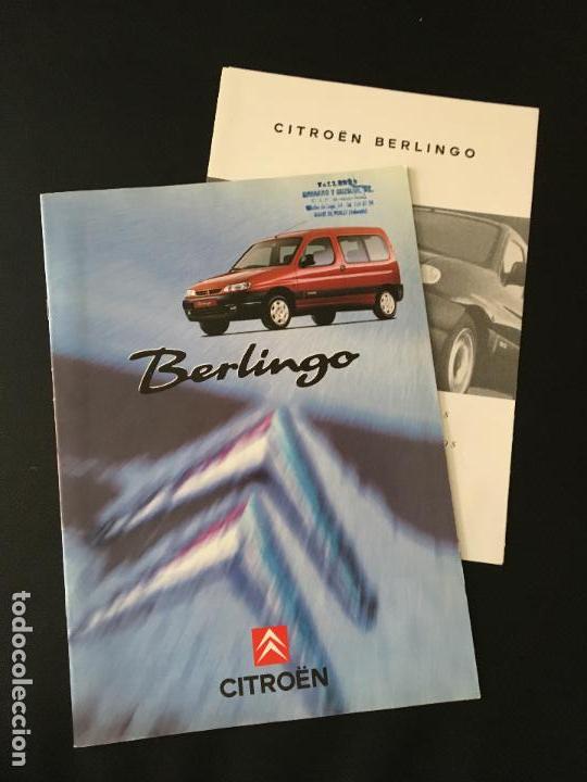 Coches y Motocicletas: Folleto catalogo publicidad original citroen berlingo 1996 citro&euml;n