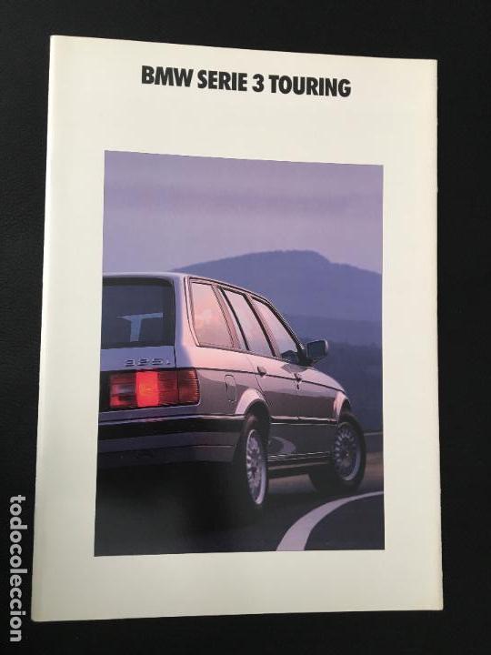 Coches y Motocicletas: Folleto catalogo publicidad original bmw Serie 3 touring 1990