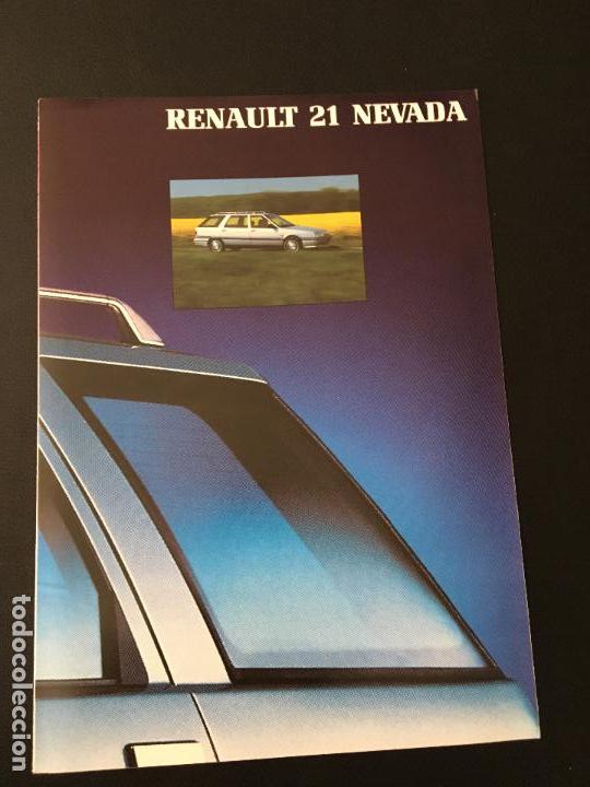 Carros e motociclos: Folleto catalogo publicidad original renault 21 nevada 1990