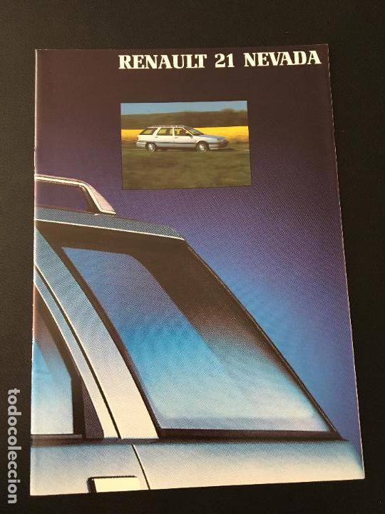 Carros e motociclos: Folleto catalogo publicidad original renault 21 nevada 1990