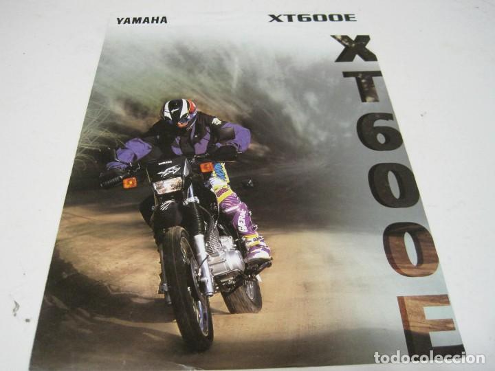 Coches y motocicletas: YAMAHA XT600E: folleto comercial