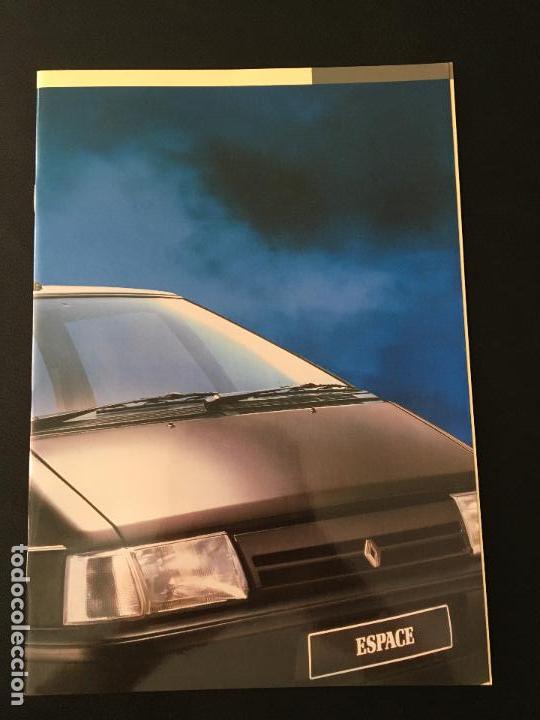 Carros e motociclos: Folleto catalogo publicidad original renault espace 1989