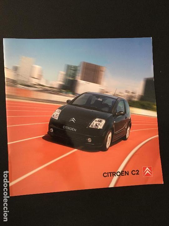 Coches y Motocicletas: Folleto catalogo publicidad original citroen c2 2004 citro&euml;n