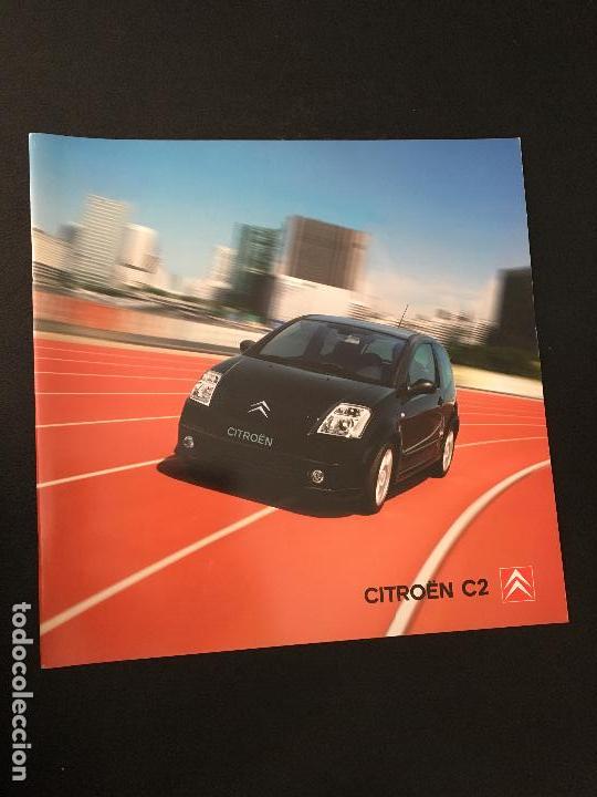 Coches y Motocicletas: Folleto catalogo publicidad original citroen c2 2004 citro&euml;n