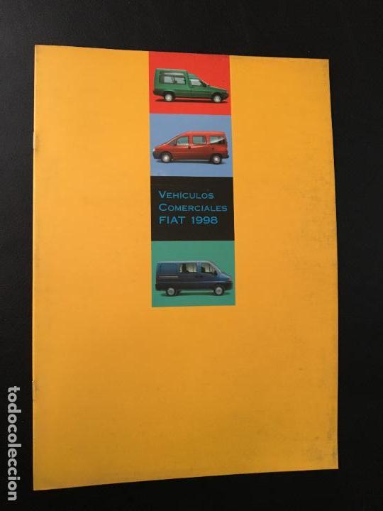 Coches y Motocicletas: Folleto catalogo publicidad original fiat vehiculos comerciales 1998