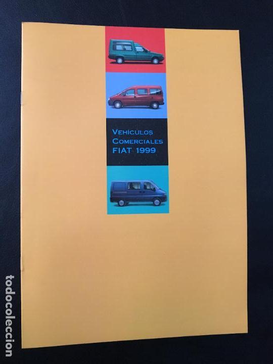Coches y Motocicletas: Folleto catalogo publicidad original fiat vehiculos comerciales 1999