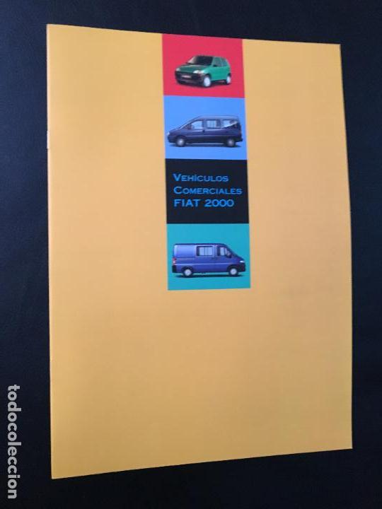 Coches y Motocicletas: Folleto catalogo publicidad original fiat vehiculos comerciales 2000