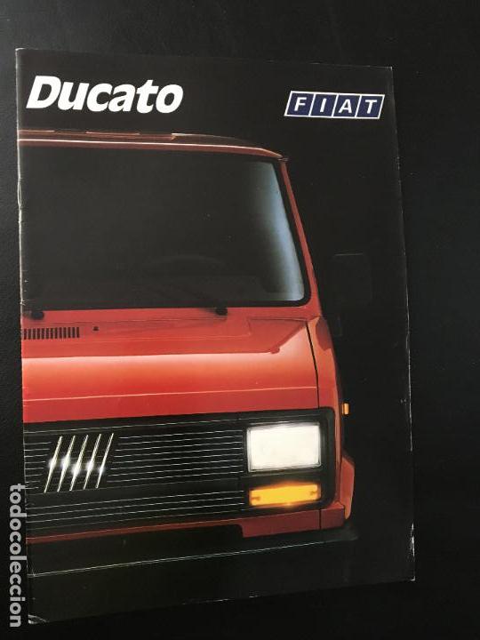Coches y Motocicletas: Folleto catalogo publicidad original fiat ducato 1989