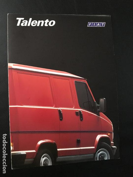 Coches y Motocicletas: Folleto catalogo publicidad original fiat talento 1991