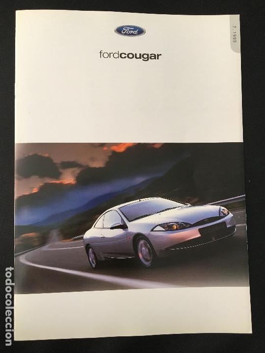 Coches y motocicletas: Folleto catalogo publicidad original ford cougar de 1999