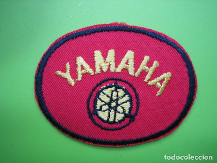Coches y motocicletas: Parche bordado de la marca Yamaha.A&ntilde;os 80 o 90