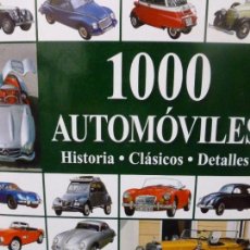 Coches y Motocicletas: 1000 AUTOMOVILES/ 1000 AUTOMOBILES (SPANISH EDITION) LINTELMANN, REINHARD, NGV. Lote 115477859