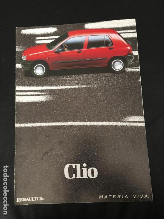 Carros e motociclos: Folleto catalogo publicidad original renault clio de 1990