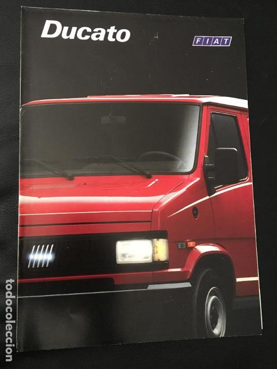 Coches y Motocicletas: Folleto catalogo publicidad original fiat ducato de 1991
