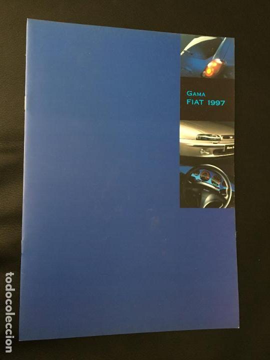 Coches y Motocicletas: Folleto catalogo publicidad original fiat gama de 1997