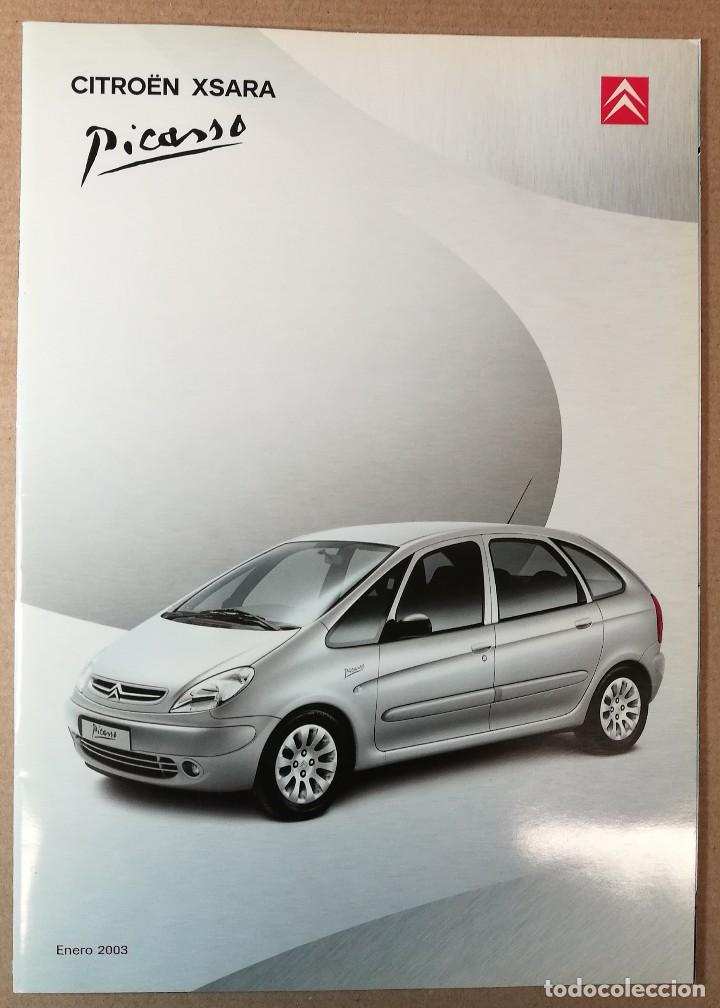 Coches y Motocicletas: CATALOGO FOLLETO PUBLICIDAD ORIGINAL. CITROEN XSARA PICASSO . a&ntilde;o 2003. 23 pag.