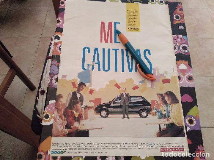 Coches y motocicletas: ANTIGUO ANUNCIO PUBLICIDAD PARA ENMARCAR COCHE AUSTIN ROVER GAMA METRO RECOGIDA GRATIS EN MALLORCA