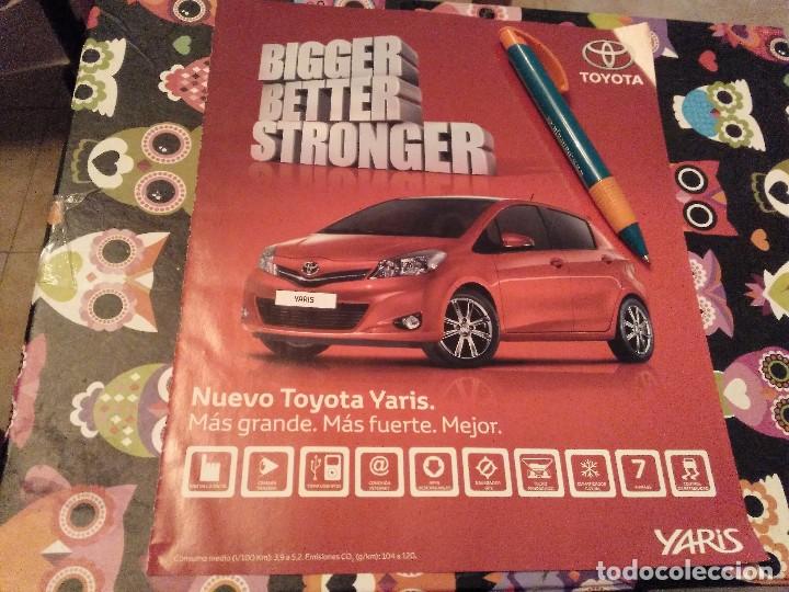 Coches y Motocicletas: ANTIGUO ANUNCIO PUBLICIDAD PARA ENMARCAR COCHE TOYOTA YARIS RECOGIDA GRATIS MALLORCA