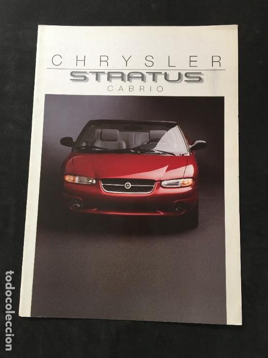 Coches y Motocicletas: Folleto catalogo publicidad original chrysler stratus cabrio de 1995