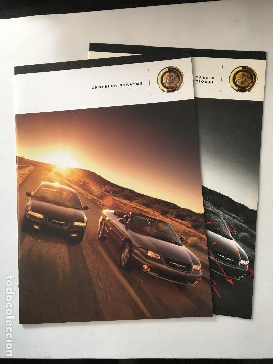 Coches y Motocicletas: Folleto catalogo publicidad original chrysler stratus de 1998
