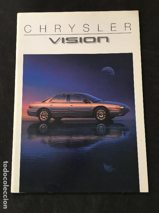 Coches y Motocicletas: Folleto catalogo publicidad original chrysler vision de 1995