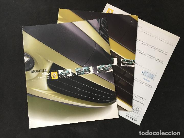 Carros e motociclos: Folleto catalogo publicidad original renault clio 2004