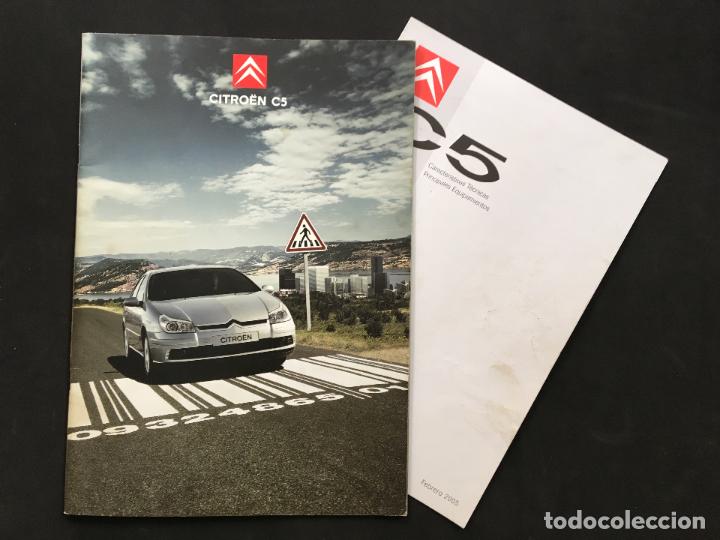 Coches y Motocicletas: Folleto catalogo publicidad original citroen c5 2004 citro&euml;n