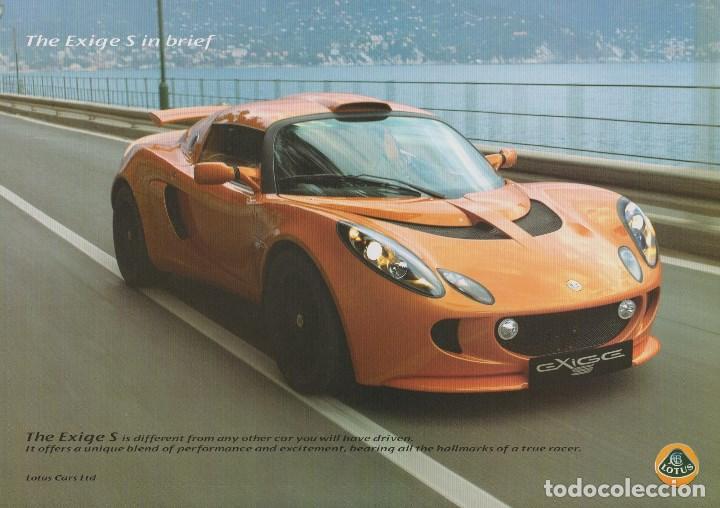 Carros e motociclos: CAT&Aacute;LOGO ORIGINAL LOTUS EXIGE S 2008
