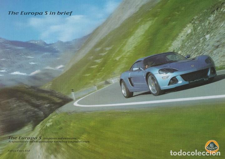 Carros e motociclos: CAT&Aacute;LOGO ORIGINAL LOTUS EUROPA S 2008