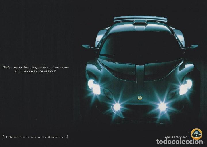 Carros e motociclos: CAT&Aacute;LOGO ORIGINAL LOTUS EXIGE (2004)