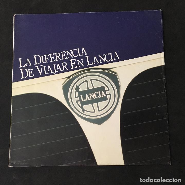 Coches y motocicletas: Folleto catalogo publicidad original lancia gama 1988 station thema prisma delta