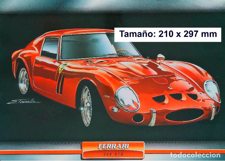 Coches y motocicletas: FERRARI 250 GTO - POSTER - 210 X 297 MM - PLANETA-DEAGOSTINI - 2001