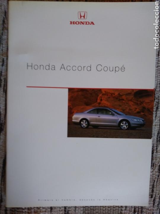 Coches y Motocicletas: Cat&aacute;logo Honda Accord Coup&eacute;