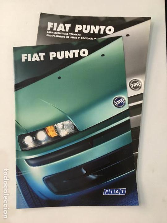 Coches y Motocicletas: Folleto catalogo publicidad original fiat punto 1999