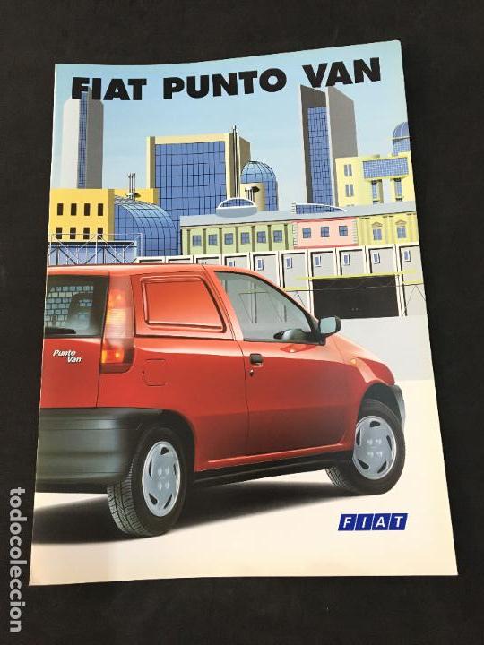 Coches y Motocicletas: Folleto catalogo publicidad original fiat punto van 1999