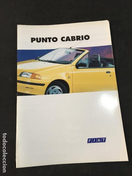 Coches y Motocicletas: Folleto catalogo publicidad original fiat punto cabrio 1996