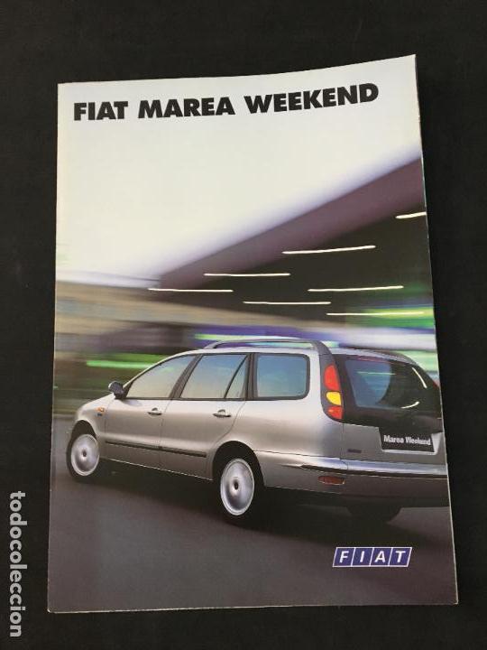 Coches y Motocicletas: Folleto catalogo publicidad original fiat marea weekend 1996