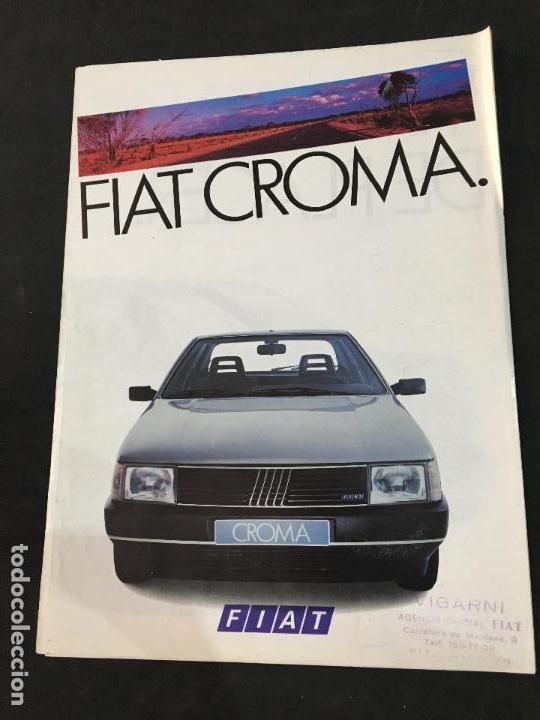 Coches y Motocicletas: Folleto catalogo publicidad original fiat croma