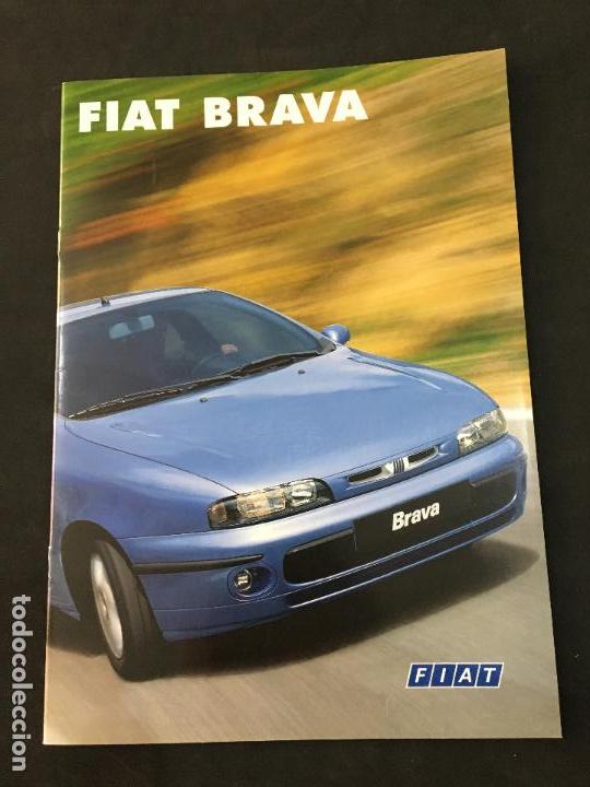 Coches y Motocicletas: Folleto catalogo publicidad original fiat brava 1998