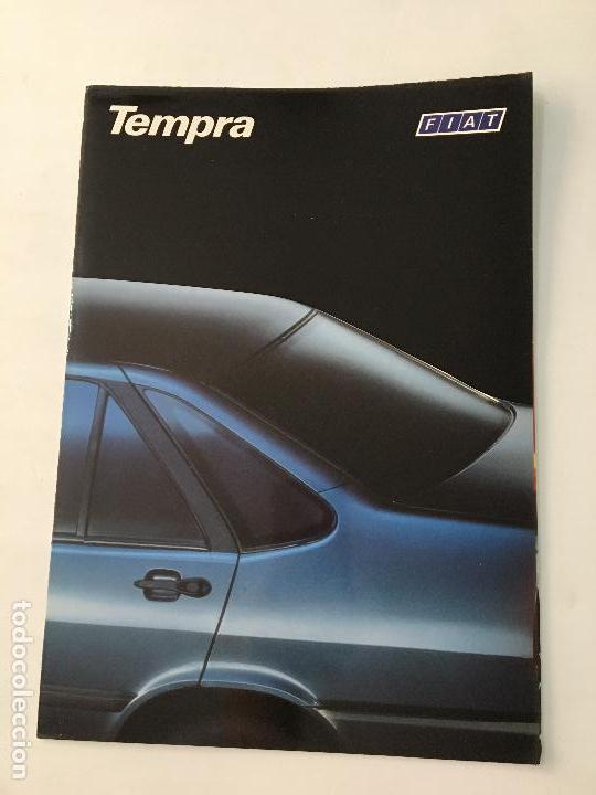 Coches y Motocicletas: Folleto catalogo publicidad original fiat tempra 1990