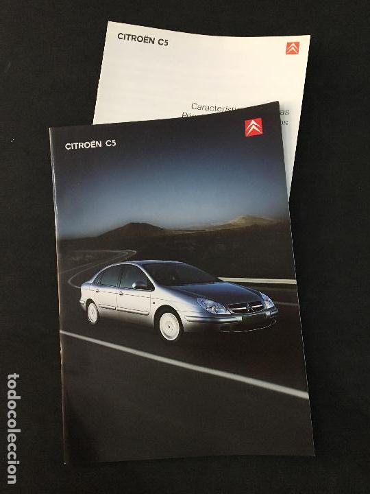 Coches y Motocicletas: Folleto catalogo publicidad original citroen c5 2002 citro&euml;n