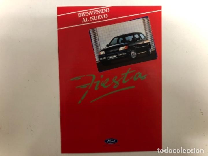 Automobili e Motociclette: CAT&Aacute;LOGO PUBLICITARIO CONCESIONARIO FORD. BIENVENIDO AL NUEVO FIESTA. 1990.
