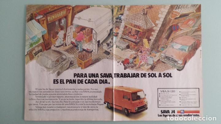 Coches y motocicletas: Doble hoja publicitaria PEGASO Sava J4