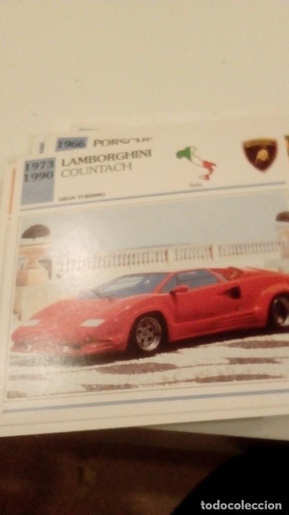 Autos und Motorr&auml;der: AUTOS DE COLECCION EDITORIAL PLANETA DE AGOSTINI COCHE FICHA TECNICA LAMBORGHINI COUNTACH