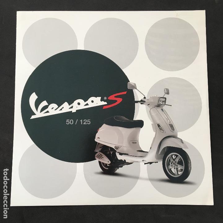 Coches y Motocicletas: Folleto catalogo publicidad original vespa s 50 125 2007