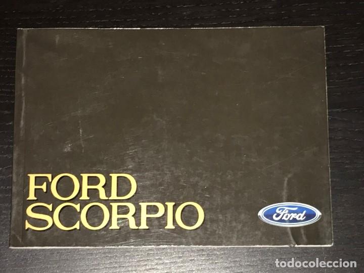 Autos und Motorr&auml;der: FORD SCORPIO - MANUAL USUARIO ORIGINAL - NO CATALOGO LIBRO FOLLETO FIESTA ESCORT SIERRA