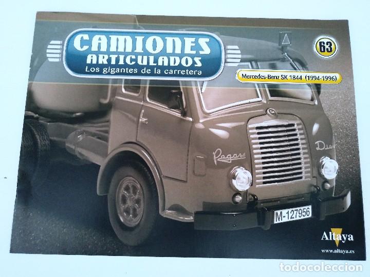 Voitures et Motocyclettes: Fasc&iacute;culo 63 Camiones Articulados Mercedes-Benz SK 1844 (1994-1996) Altaya Nuevo