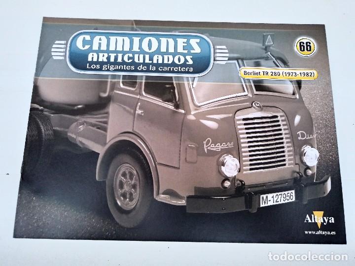 Voitures et Motocyclettes: Fasc&iacute;culo 66 Camiones Articulados Berliet TR 280 (1973-1982) Altaya Nuevo