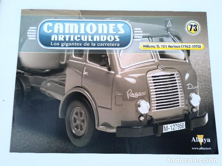 Autos und Motorr&auml;der: Fasc&iacute;culo 73 Camiones Articulados Willeme TL 101 Horizon (1962-1970) Altaya Nuevo
