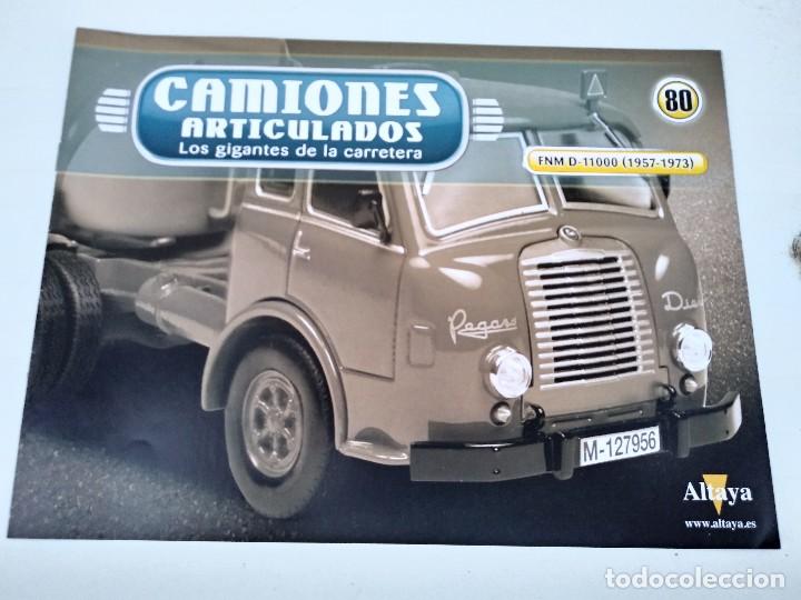 Voitures et Motocyclettes: Fasc&iacute;culo 80 Camiones Articulados FNM D-11000 (1957-1973) Altaya Nuevo